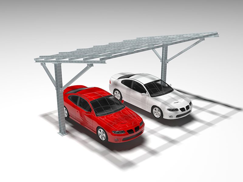 ground carport solar mounting systems