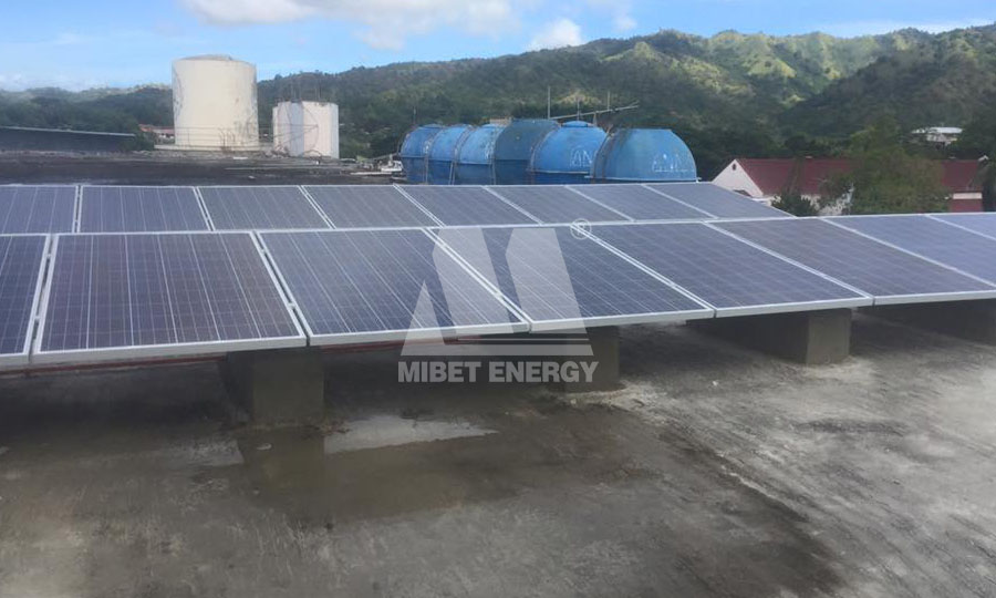 필리핀의 태양광 패널 설치 시스템