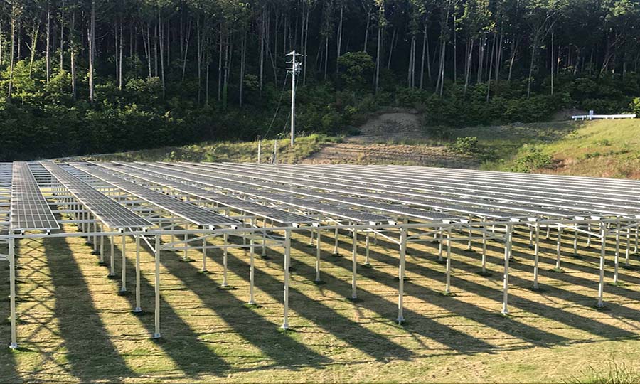 일본의 농업 온실 설치 시스템