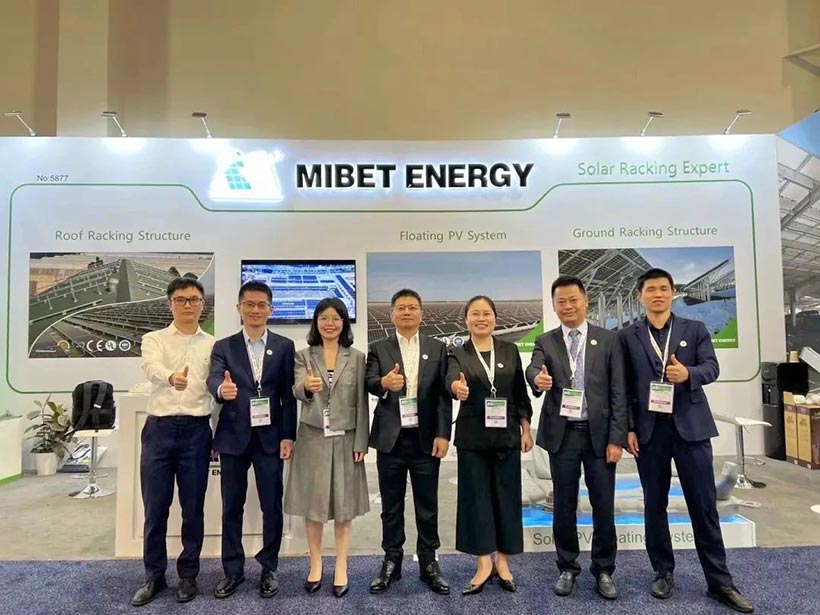 Mibet Energy: RE+ 2023에서 프리미엄 태양광 구조물 제품 선보여