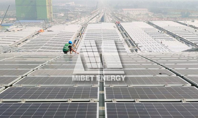 중국 6MW의 금속 지붕 장착 시스템