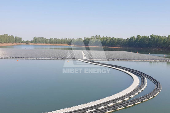 mibet Energy의 수상 시스템은 태국의 1.5MW PV 전력 계통을 원활하게 지원합니다.