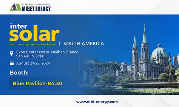 Mibet, Intersolar South America 2024에 참가